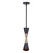 Canarm - IPL1073A01BKG - One Light Pendant - Emlen - Matte Black And Gold