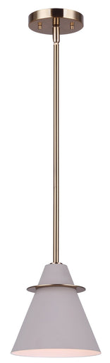 Talia One Light Pendant Gold And Matte Grey