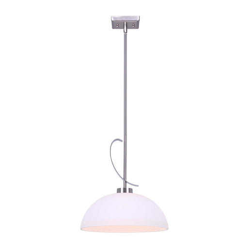Mack One Light Pendant Brushed Nickel