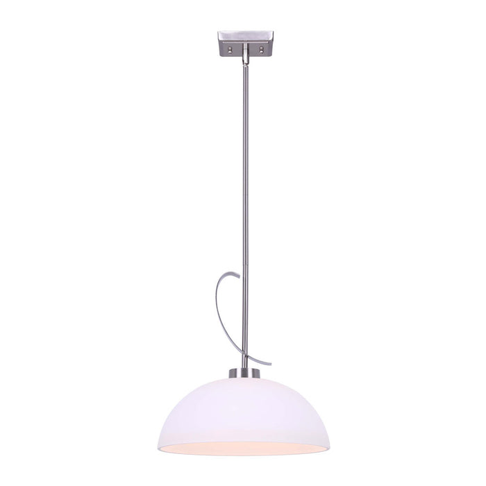 Canarm - IPL1077A01BN - One Light Pendant - Mack - Brushed Nickel