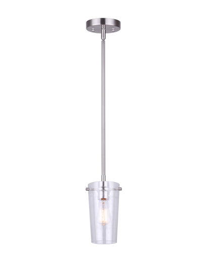 Vivien One Light Pendant Brushed Nickel