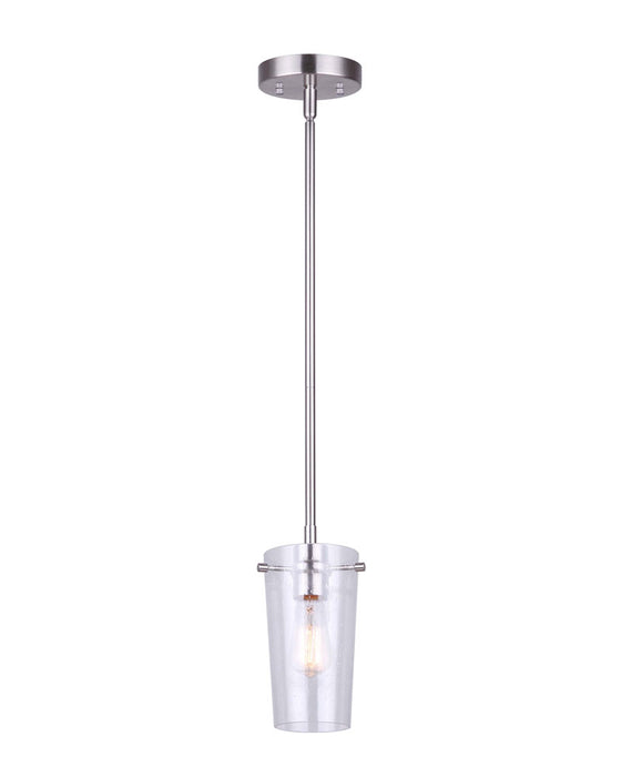Canarm - IPL1080A01BN - One Light Pendant - Vivien - Brushed Nickel