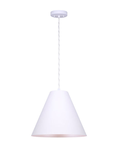 Mali One Light Pendant White