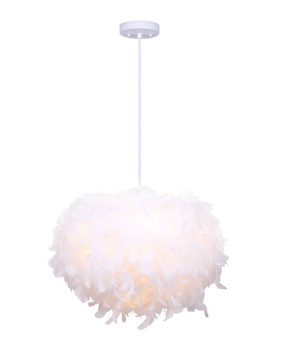 Aldora One Light Pendant White