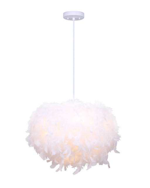 Canarm - IPL738B01WH - One Light Pendant - Aldora - White
