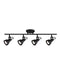 Canarm - IT622A04BK10 - Four Light Track - Polo - Black