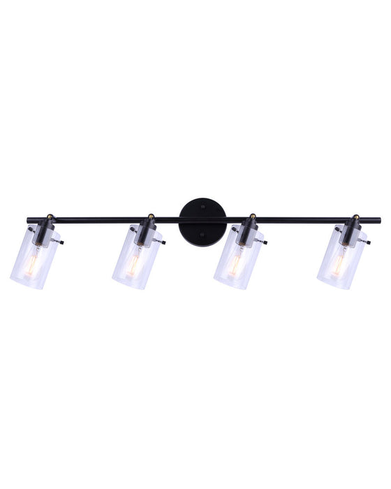 Canarm - IT759A04BK - Four Light Track Lighting - Joni - Black