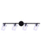 Canarm - IT759A04BK - Four Light Track Lighting - Joni - Black