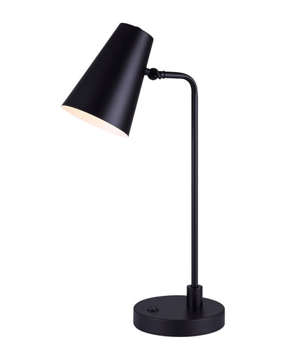 Orli One Light Table Lamp Black