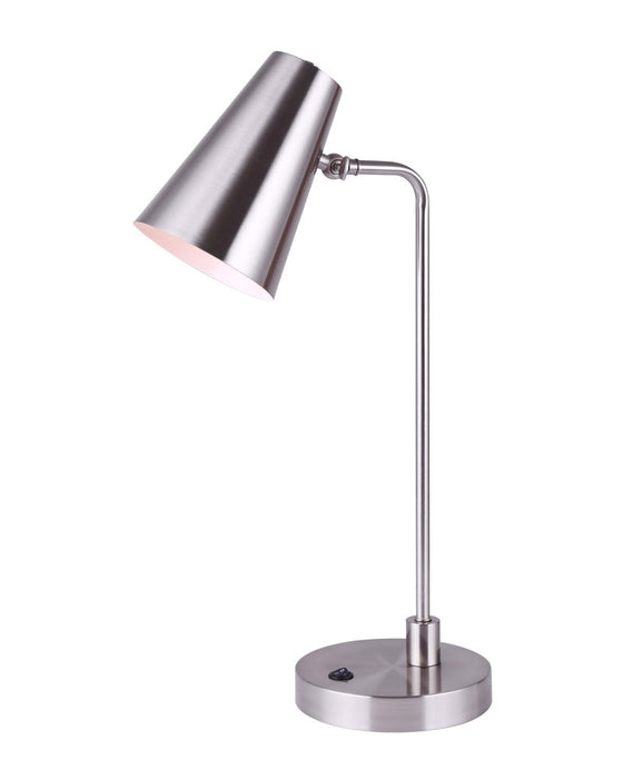 Canarm - ITL1056A22BN - One Light Table Lamp - Orli - Brushed Nickel