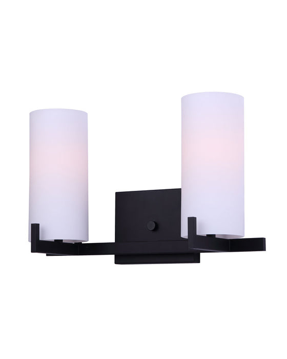 Canarm - IVL1052A02BK - Two Light Vanity - Bishop - Black