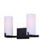 Canarm - IVL1052A02BK - Two Light Vanity - Bishop - Black