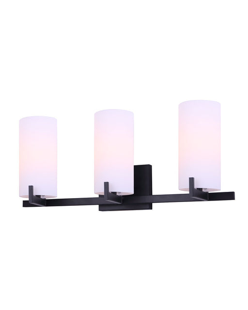 Canarm - IVL1052A03BK - Three Light Vanity - Bishop - Black