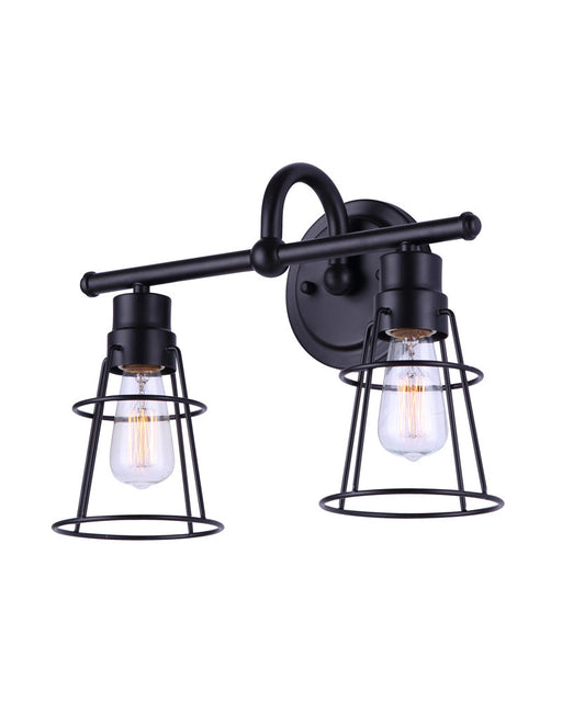Canarm - IVL1053A02BK - Two Light Vanity - Dree - Black