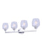 Canarm - IVL1070A04CH - Four Light Vanity - Lenci - Chrome
