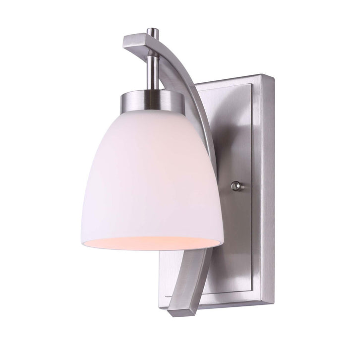 Canarm - IVL1077A01BN - One Light Vanity - Mack - Brushed Nickel