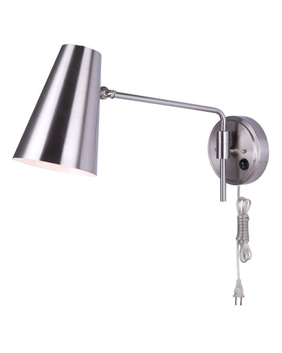 Orli One Light Wall Sconce Brushed Nickel