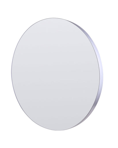 Round Mirror Mirror Brushed Nickel