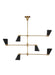 Visual Comfort Studio - TC1116BBS - Six Light Chandelier - Signoret - Burnished Brass