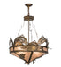 Meyda Tiffany - 50172 - 12 Light Pendant - Catch Of The Day - Antique Copper