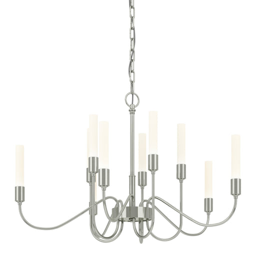 Lisse Ten Light Chandelier Sterling