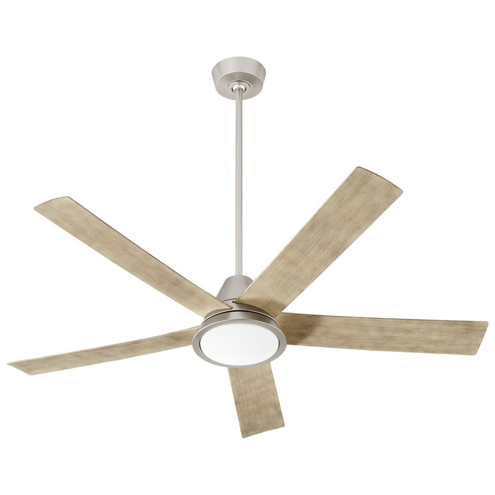 Quorum - 3-115-24 - 56"Ceiling Fan - Temple - Satin Nickel