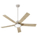 Quorum - 3-115-24 - 56"Ceiling Fan - Temple - Satin Nickel