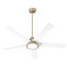 Quorum - 3-115-640 - 56"Ceiling Fan - Temple - Aged Brass