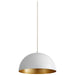 Quorum - 3-20-650 - LED Pendant - Lucci - White|Industrial Brass