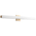 Quorum - 3-555-40 - LED Vanity - Adelphi - Aged Brass