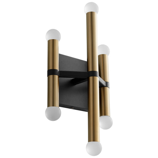 Quorum - 3-584-1540 - LED Wall Sconce - Nero - Black|Aged Brass