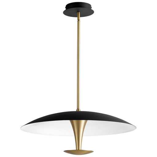 Quorum - 3-647-1540 - LED Pendant - Spacely - Black|Aged Brass