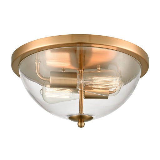 ELK Home - CN280235 - Two Light Flush Mount - Astoria - Satin Gold
