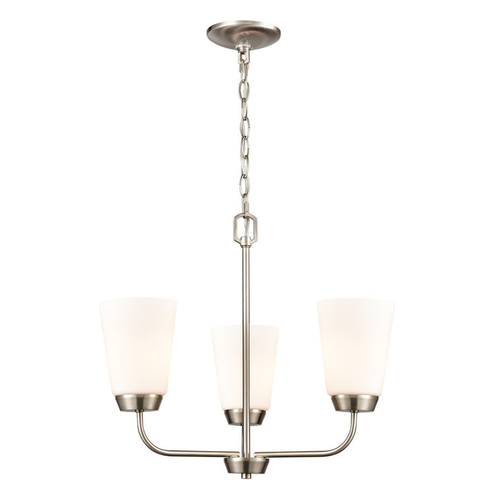 ELK Home - CN310322 - Three Light Chandelier - Winslow - Brushed Nickel