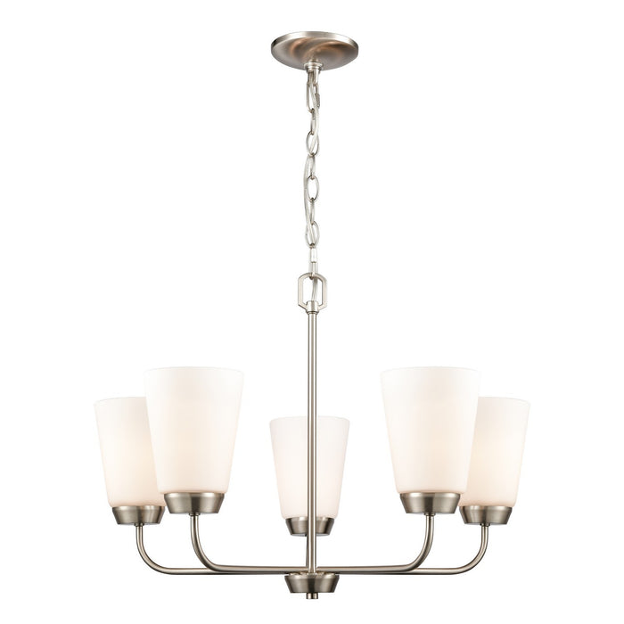 ELK Home - CN310522 - Five Light Chandelier - Winslow - Brushed Nickel