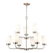 ELK Home - CN310922 - Nine Light Chandelier - Winslow - Brushed Nickel