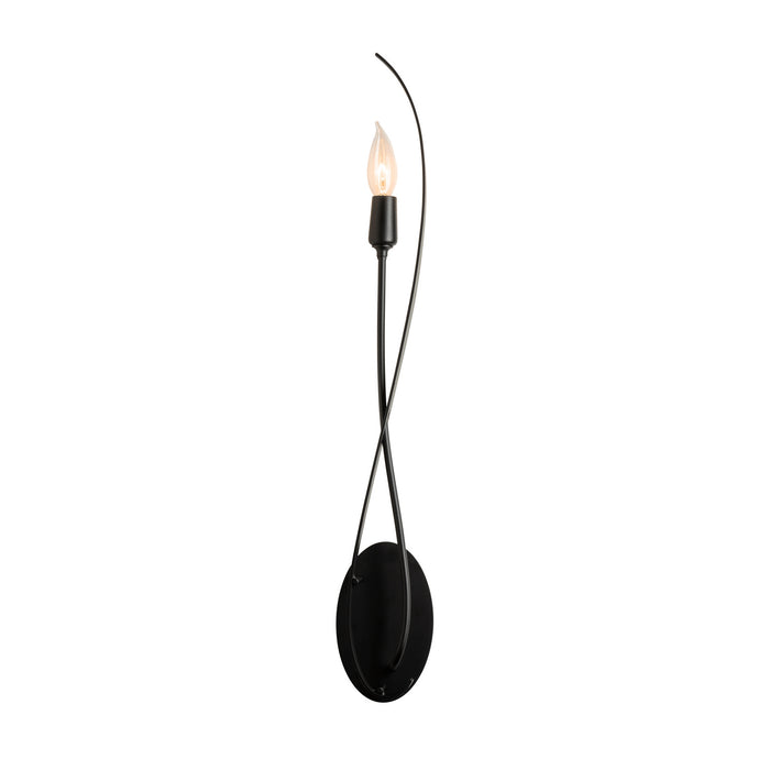 Hubbardton Forge - 209120-SKT-10 - One Light Wall Sconce - Willow - Black