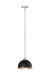 Z-Lite - 1004P10-MB-BN - One Light Pendant - Landry - Matte Black + Brushed Nickel