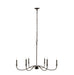 Z-Lite - 2301-42MB - Six Light Chandelier - Arrington - Matte Black
