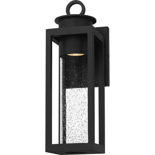 Donegal One Light Outdoor Wall Mount Matte Black