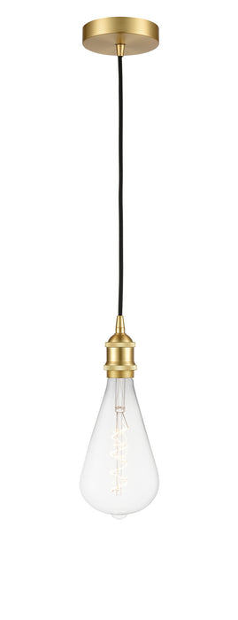 Innovations - 616-1P-SG-BB125LED - LED Mini Pendant - Edison - Satin Gold