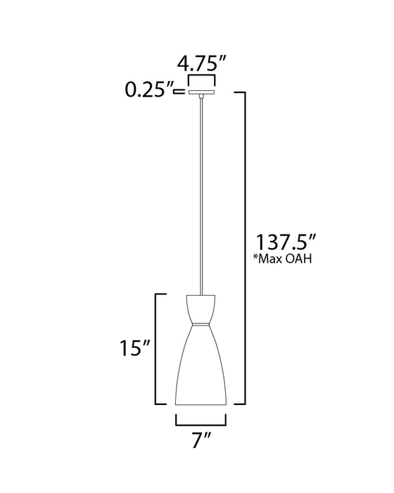 Carillon Mini Pendant-Mini Pendants-Maxim-Lighting Design Store