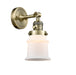 Innovations - 203SW-AB-G181S-LED - LED Wall Sconce - Franklin Restoration - Antique Brass