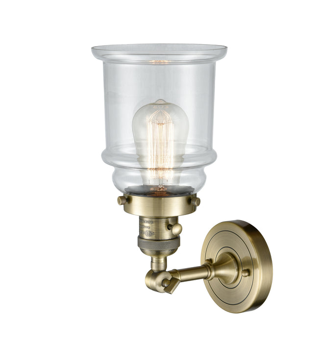 Innovations - 203SW-AB-G182-LED - LED Wall Sconce - Franklin Restoration - Antique Brass