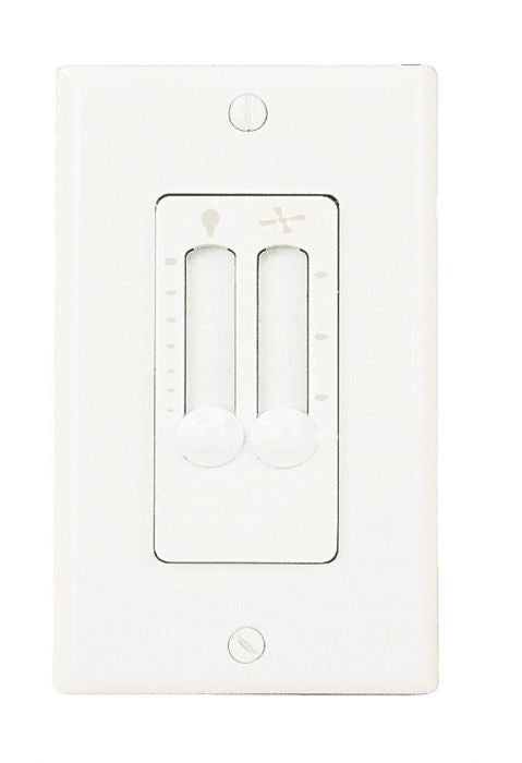 Craftmade - CM-7W-LED - Wall Control - 4 Speed Fan/Light Control - White