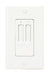 Craftmade - CM-7W-LED - Wall Control - 4 Speed Fan/Light Control - White