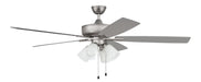 Craftmade - S114BN5-60BNGW - 60"Ceiling Fan - Super Pro 114 - Brushed Satin Nickel