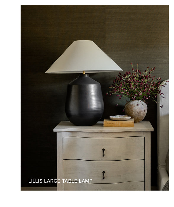 Lillis LED Table Lamp Matte Black