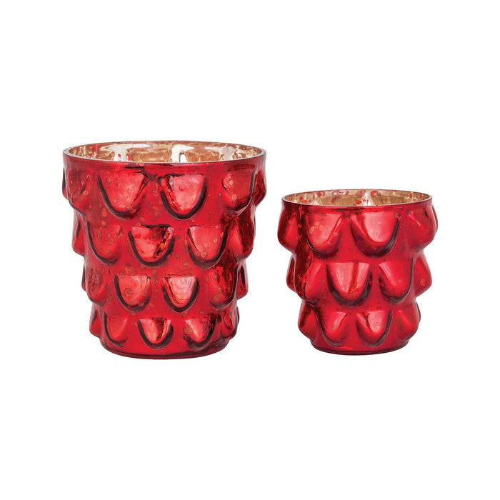 ELK Home - 395123 - Votives (Set Of 2) - Pinehurst - Red