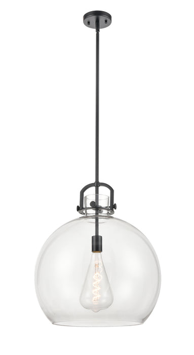 Innovations - 410-1S-BK-18CL - LED Pendant - Newton - Matte Black